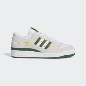 adidas Forum 84 Low ADV Schuh Crystal White / Dark Green / Preloved Yellow (IG7583)