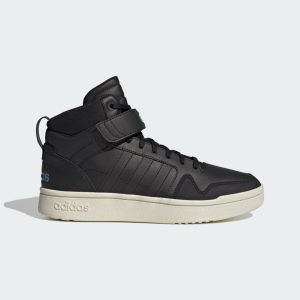 adidas PostMove Mid Cloudfoam Super Lifestyle Basketball Mid Classic Schuh Core Black / Core Black / Pulse Blue (GY7163)