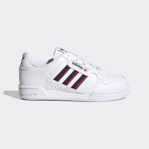adidas Continental 80 Stripes Schuh Cloud White / Collegiate Navy / Vivid Red (S42611)