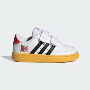 adidas  Breaknet x Disney Micky Maus Kids Schuh Cloud White / Core Black / Bold Gold (IG7161)