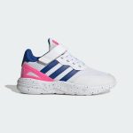 adidas Nebzed Elastic Lace Top Strap Schuh Cloud White / Royal Blue / Lucid Pink (IG7250)