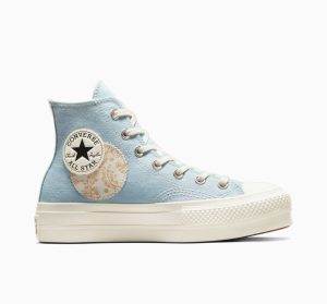 Converse Chuck Taylor All Star Lift Platform Crafted Patchwork Blue (A06821C)