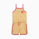 Converse Converse Shine Printed Romper Yellow (10026469-A02)