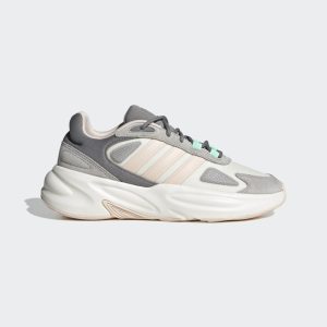 adidas Ozelle Cloudfoam Lifestyle Running Schuh Core White / Wonder Quartz / Pulse Mint (HP2695)