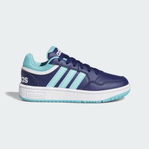 adidas Hoops Schuh Dark Blue / Light Aqua / Cloud White (IF2725)