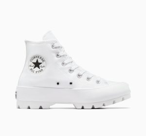 Converse White CTAS Lugged Hi Sneakers (565902C)