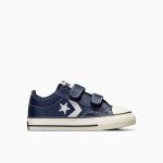 Converse Star Player 76 Easy On Leather Black Blue (A05536C)