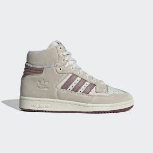 adidas Centennial 85 High Schuh Crystal White / Purple / Burgundy (GY2536)