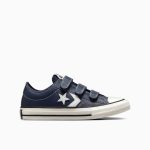Converse Star Player 76 Easy On Leather Black Blue (A05537C)