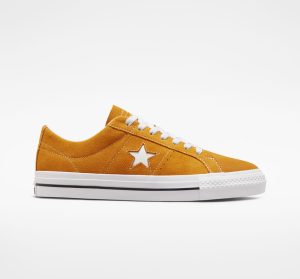 Converse One Star Pro Gold Gold/ Black/ White (A02944C)