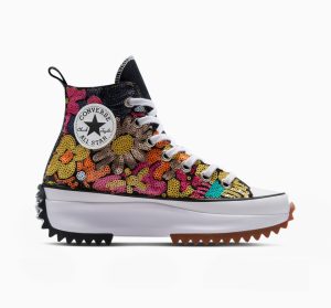 Converse Run Star Hike Flower Sequins Gold  (A08781C)