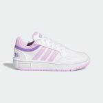 adidas Hoops Schuh Cloud White / Bliss Lilac / Violet Fusion (IF2724)