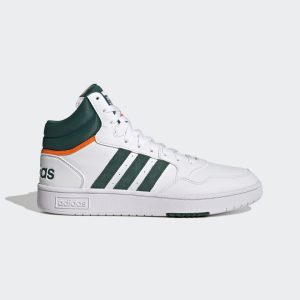 adidas Hoops 3.0 Mid Classic Vintage Schuh Cloud White / Collegiate Green / Core Black (GY4744)