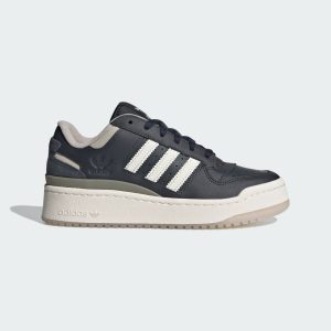 adidas Forum Bold Stripes Schuh Carbon / Cream White / Wonder Beige (ID2849)
