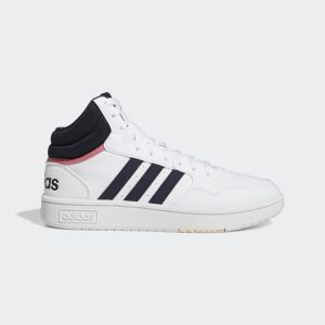 adidas Hoops 3.0 Mid Classic Schuh Cloud White / Legend Ink / Rose Tone (GW5455)