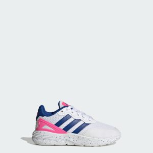 adidas Nebzed Lifestyle Lace Running Schuh Cloud White / Royal Blue / Lucid Pink (IG7252)