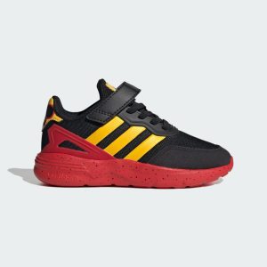 adidas  Nebzed x Disney Micky Maus Kids Schuh Core Black / Bold Gold / Better Scarlet (IG5372)