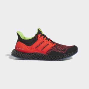 adidas  Ultra 4D Laufschuh Core Black / Bright Red / Semi Solar Green (HP9737)