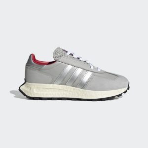 adidas Retropy E5 Schuh Grey Two / Matte Silver / Better Scarlet (HQ6759)