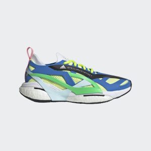 adidas  by Stella McCartney Solarglide Laufschuh True Blue / Screaming Green / Cloud White (HP6710)