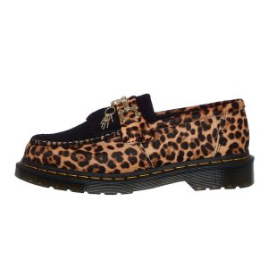Dr. Martens Adrian Bone Snaffle Archive Leopard Hair On & Black Desert Oasis Suede (31506948)