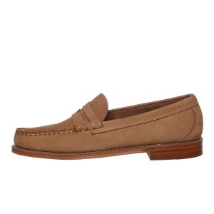 G.H. Bass & Co. Weejun Heritage Penny Nubuck Earth Nubuck (BA11082-288)