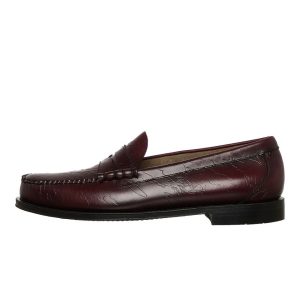 G.H. Bass & Co. Weejun Heritage Larson Maharishi Emb Black Lthr (BA91010M-000)