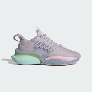 adidas Alphaboost V1 Schuh Silver Dawn / Orchid Fusion / Almost Yellow (IE9731)