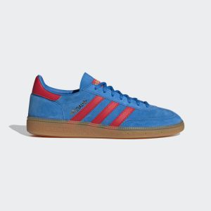 adidas Handball Spezial Schuh Bright Blue / Vivid Red / Gold Metallic (FX5675)
