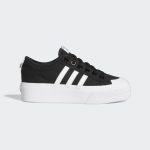 adidas Originals Black Nizza Platform Sneakers (FV5321)