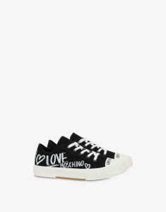 Moschino Hohe Sneakers Aus Canvas Pop Love (POLJA15112G1IJP0000)