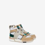 Moschino Hohe Sneaker Aus Kalbsleder Streetball (POLMB15604G1IGNC10A)