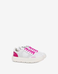 Moschino Sneakers Aus Perforiertem Kalbsleder Bold Love (POLJA15274G1IJC410B)
