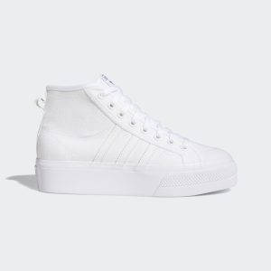 adidas Originals Nizza Platform Mid Damen Sneaker  weiß (FY2782)