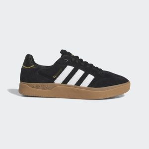 adidas Tyshawn Low Schuh Core Black / Cloud White / Gum (IG5280)