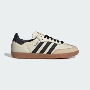 adidas Samba OG Shoes Cream White / Core Black / Sand Strata (ID0478)
