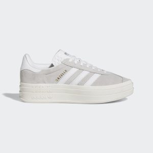 adidas Gazelle Bold W Grey Two / Footwear White / Core White (HQ6893)