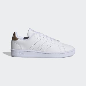 adidas Advantage Schuh Cloud White / Cloud White / Copper Metallic (GW4845)