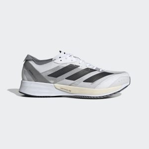 adidas Adizero Adios 7 Laufschuh Cloud White / Core Black / Grey Three (GX6646)