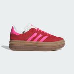 adidas Gazelle Bold Schuh Collegiate Red / Lucid Pink / Core White (IH7496)