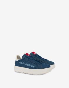 Moschino Sneakers Aus Denim Bold Love (POLJA15684G0IJO5700)