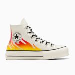 Converse Chuck Taylor All Star Lift Platform Flames White Red/ Black (A07892C)