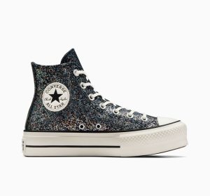 Converse Chuck Taylor All Star Lift Platform Glitter Blue Navy/ White (A09551C)