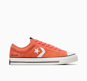 Converse Star Player 76 Suede Black Grey/ Pink (A10128C)