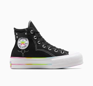 Converse Chuck Taylor All Star Lift Platform Pride Black Black (A10218C)