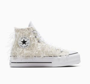 Converse Chuck Taylor All Star Lift Frayed White White (A10227C)
