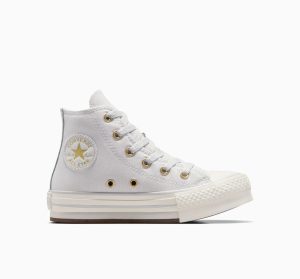 Converse Chuck Taylor All Star EVA Lift Platform Tonal Canvas Grey, White Grey (A10383C)