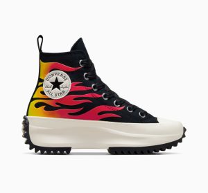 Converse Run Star Hike Platform Flames Black, Red Black/ Red (A08766C)