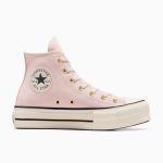 Converse Chuck Taylor All Star Lift Platform Suede Pale Petal/Natural Ivory/Black (A13823C)