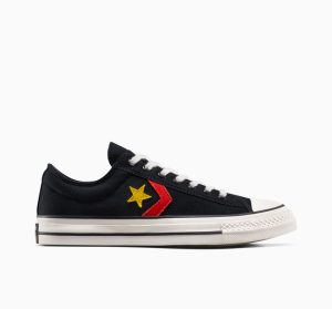 Converse Converse x Daily Paper Star Player 76 Black/Fern Green/Cyber Yellow (A13860C)